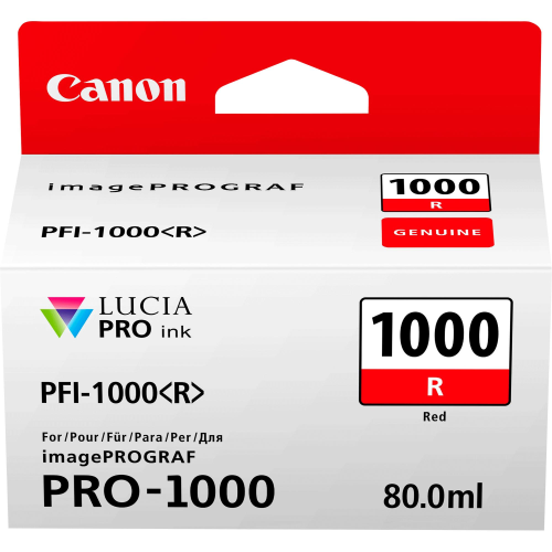 CANON PFI-1000 R CARTUCCIA INK ROSSO